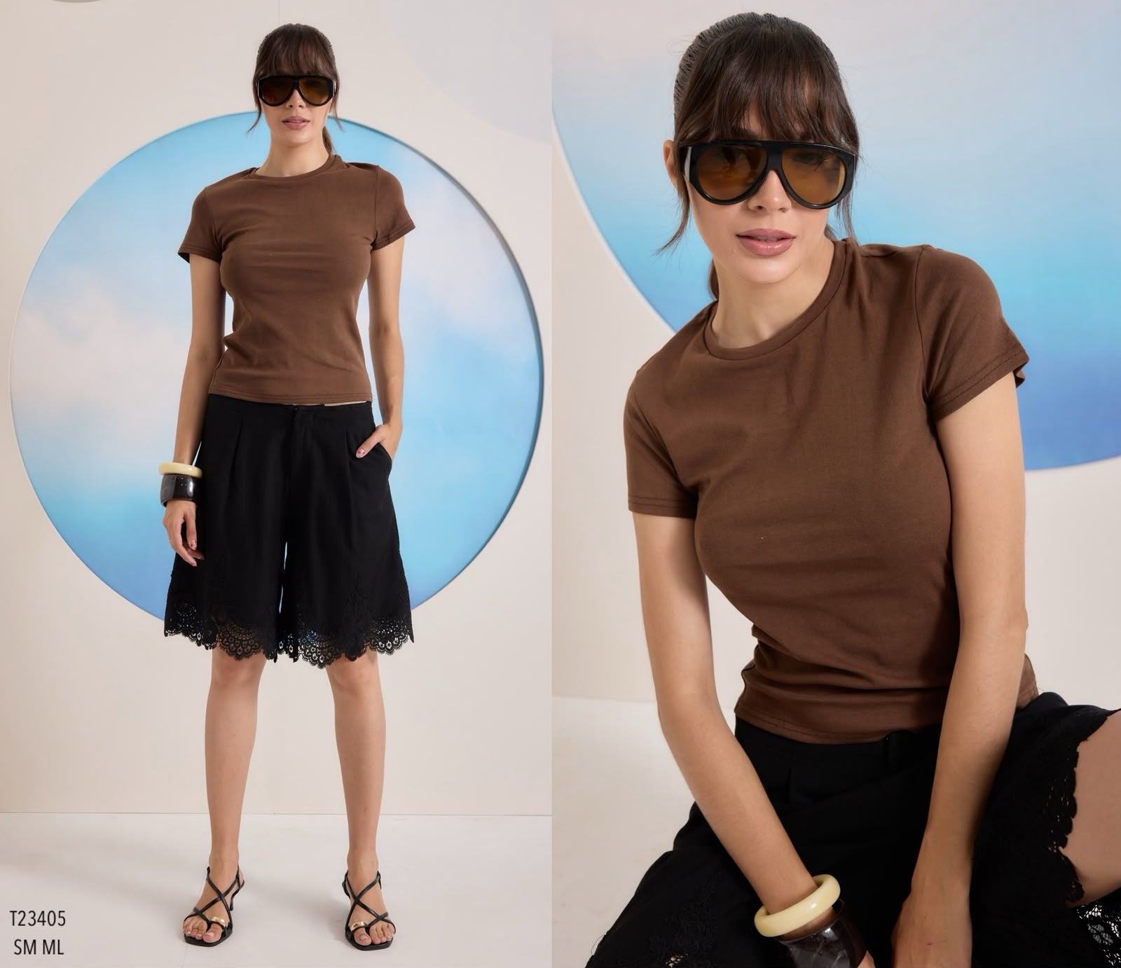 0108 BLUSA BASICA MANGA CORTA T23405