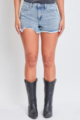Short de mezclilla tiro alto