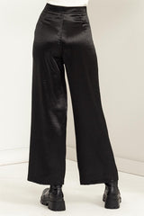 Pantalón de de satin a la cintura