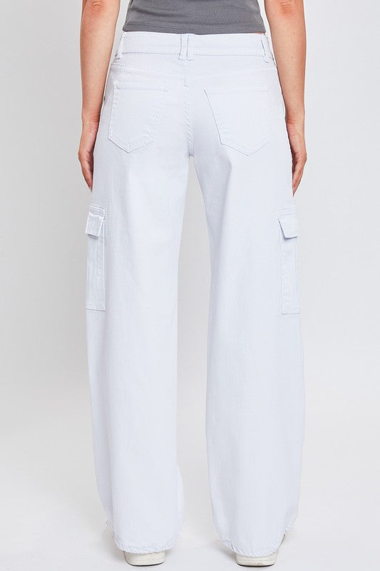 Pantalón de mezclilla tipo cargo