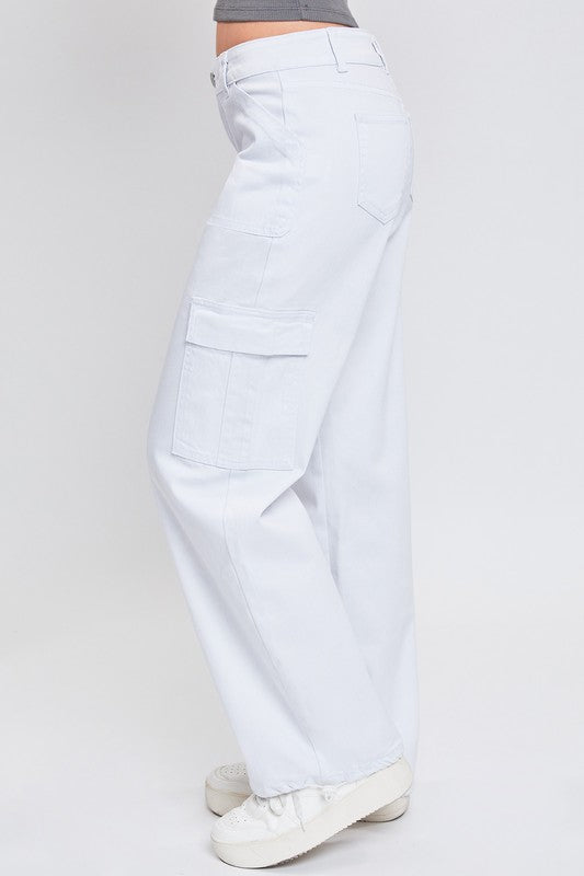 Pantalón de mezclilla tipo cargo