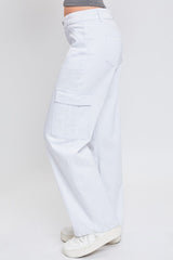 Pantalón de mezclilla tipo cargo
