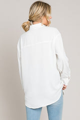 Blusa de vestir oversized