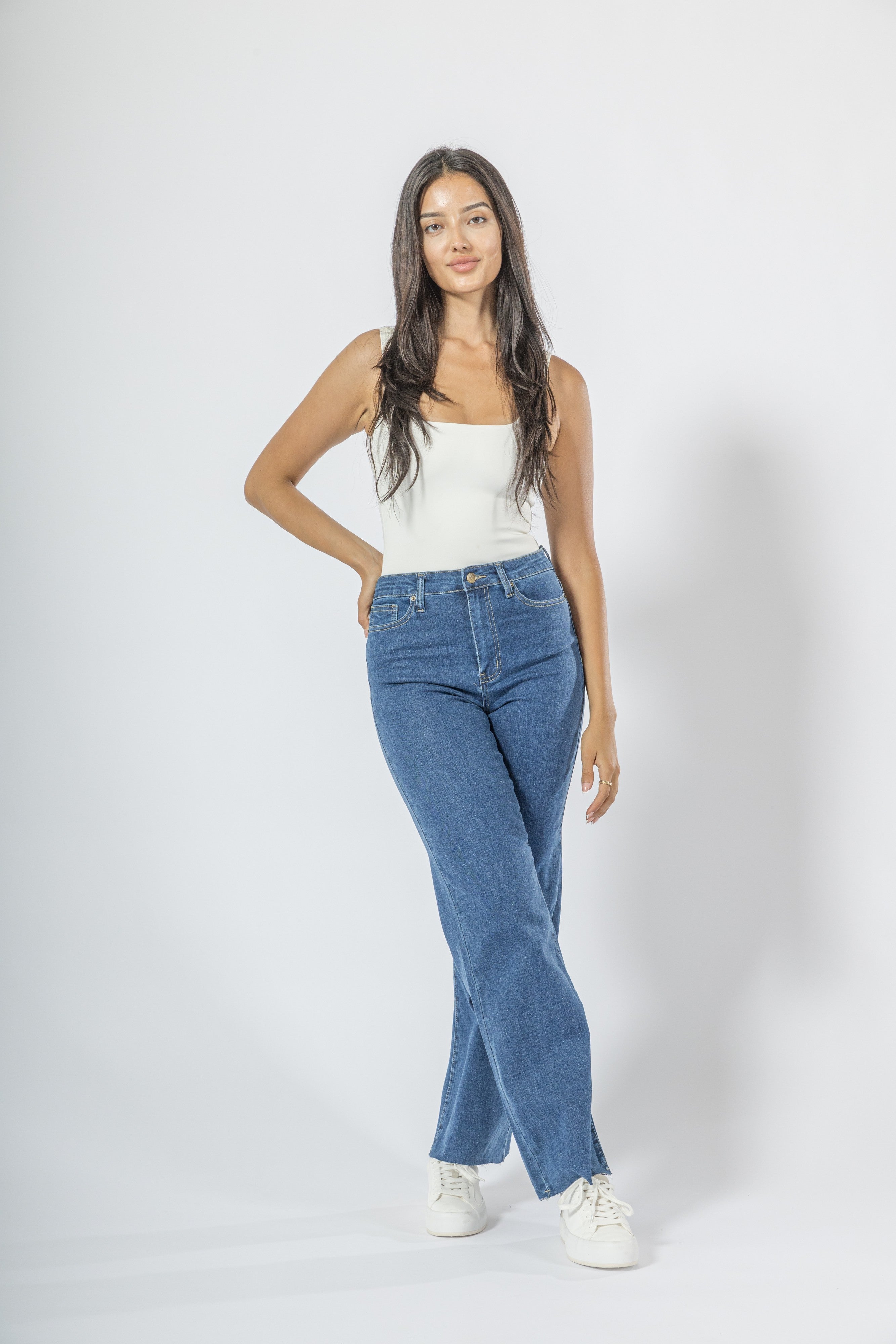 Jeans pierna ancha
