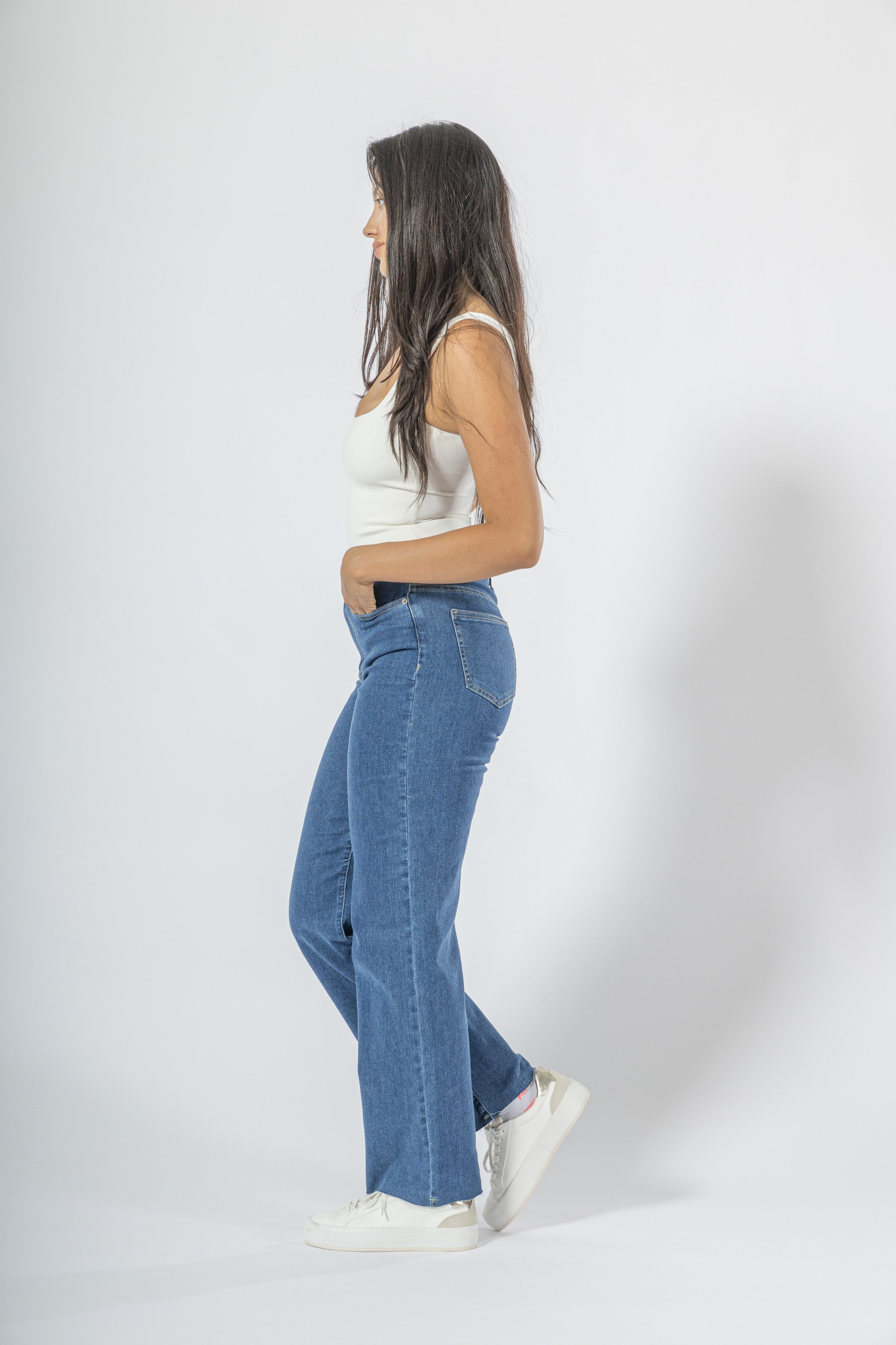 Jeans pierna ancha