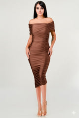 Vestido Off Shoulder