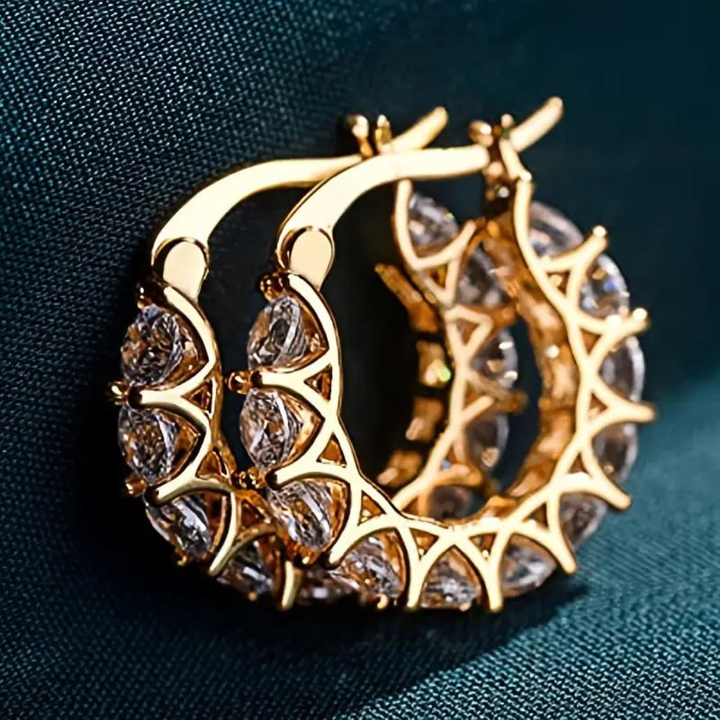 Arracadas zirconia