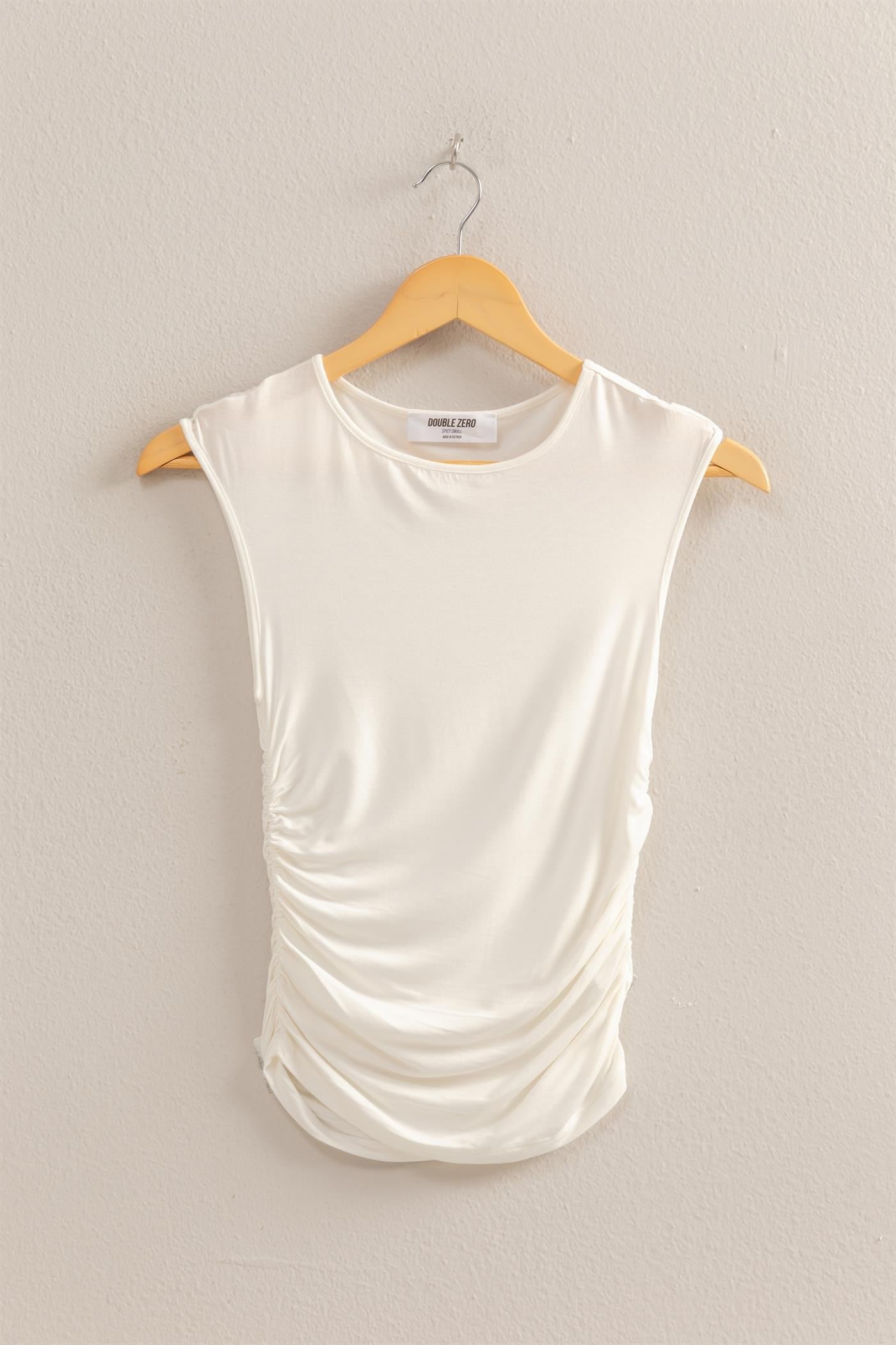 Blusa básica corrugada