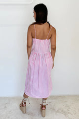 Vestido con lineas