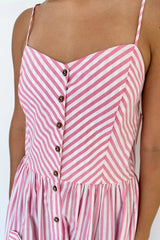 Vestido con lineas