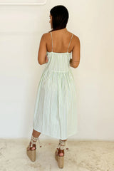 Vestido con lineas