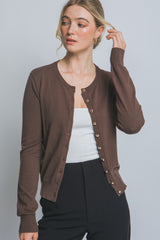 Suéter botones dorados