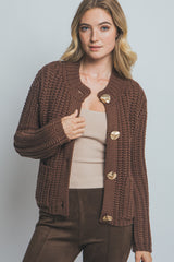 Suéter tejido chunky