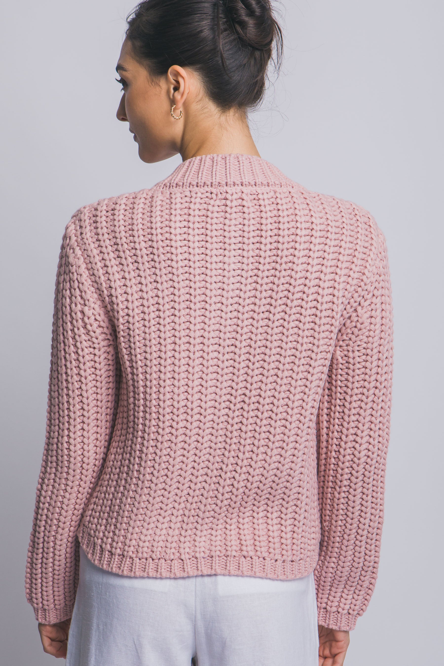 Suéter tejido chunky