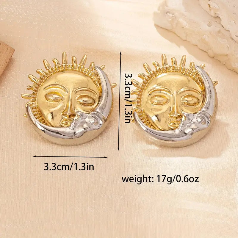 Aretes de Sol y Luna