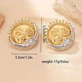 Aretes de Sol y Luna