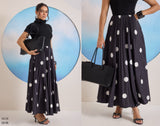 0108 FALDA DE LUNARES TABLEADA T4739GRLCB