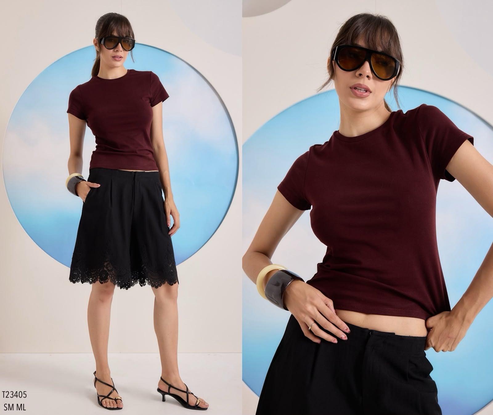 0108 BLUSA BASICA MANGA CORTA T23405
