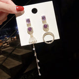 Aretes cristales asimétricos
