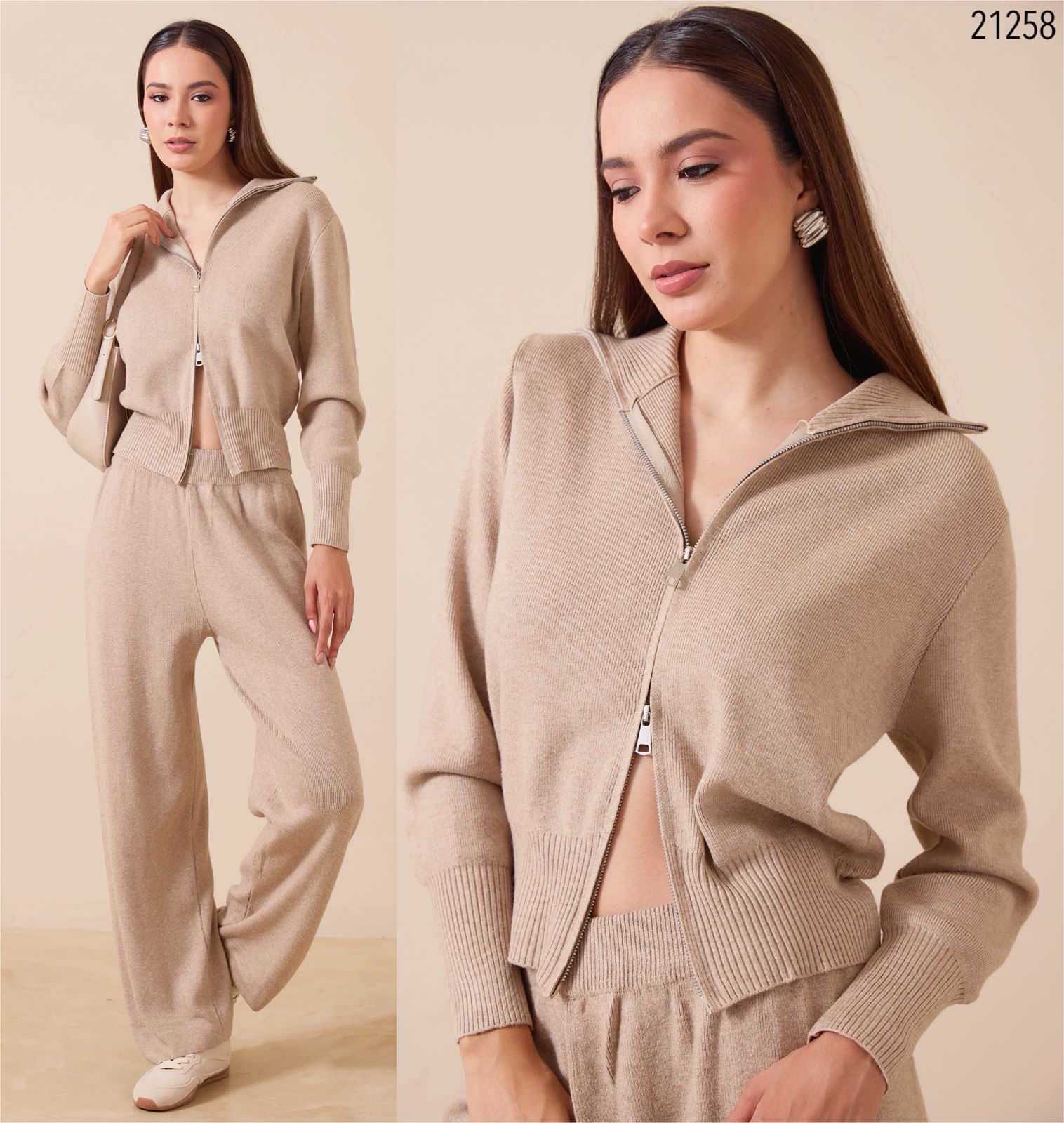 Conjunto tejido deportivo casual