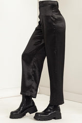 Pantalón de de satin a la cintura