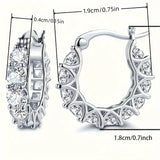 Arracadas zirconia
