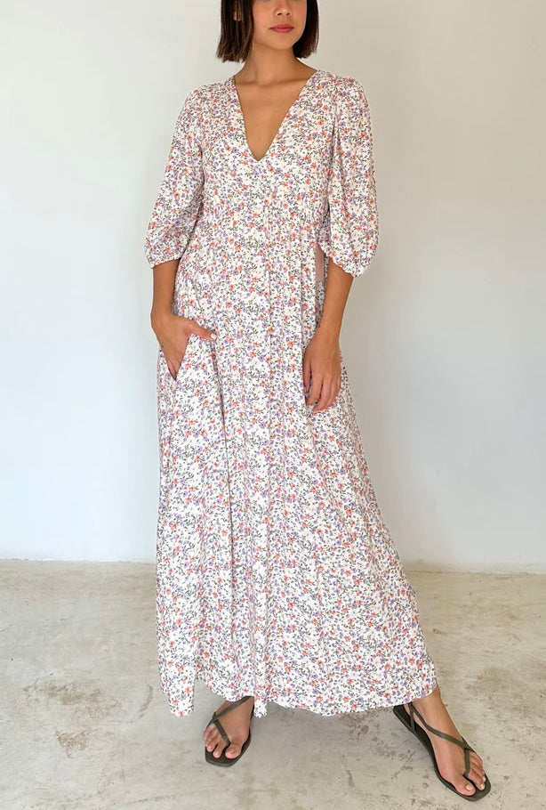 Vestido escote profundo V