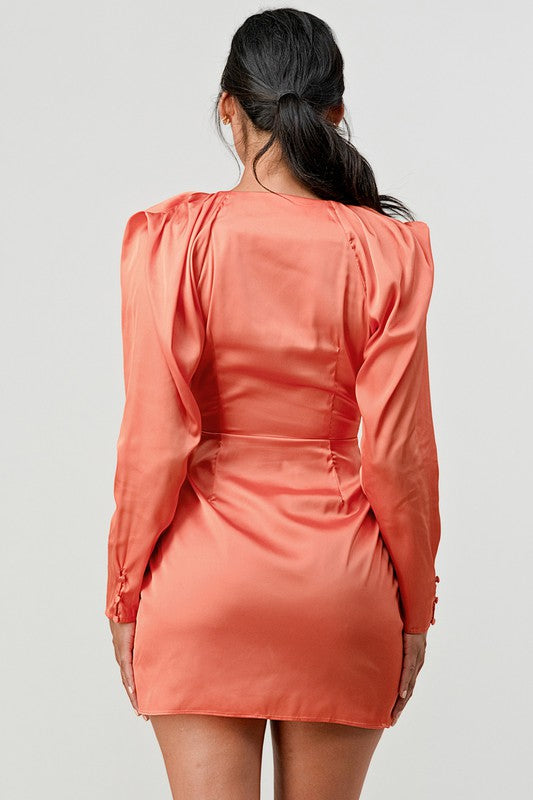 Vestido satinado