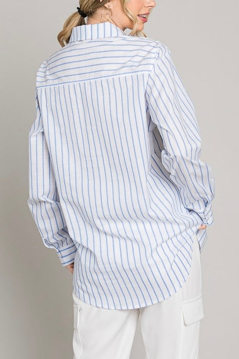 Blusa Oversized de líneas