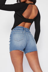 Short vintage de mezclilla