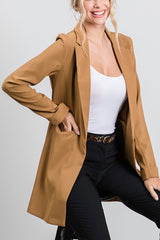 Blazer manga larga