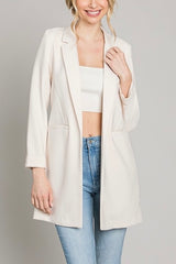 Blazer manga larga