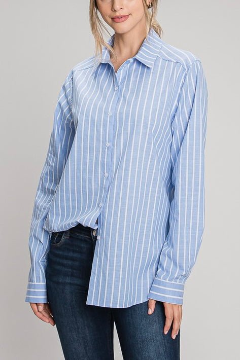 Blusa Oversized de líneas
