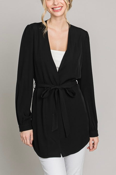 Chaqueta ligera con amarre