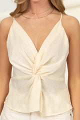 Blusa de tirantes de satin