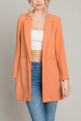 Blazer manga larga
