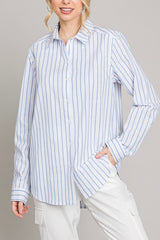 Blusa Oversized de líneas