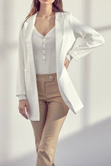 Blazer manga larga